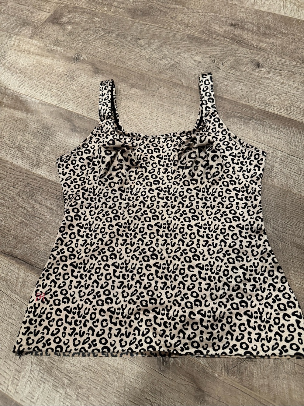 Ruby Ribbon Camisole36 Leopard Animal Print Shaping Support Tank Top